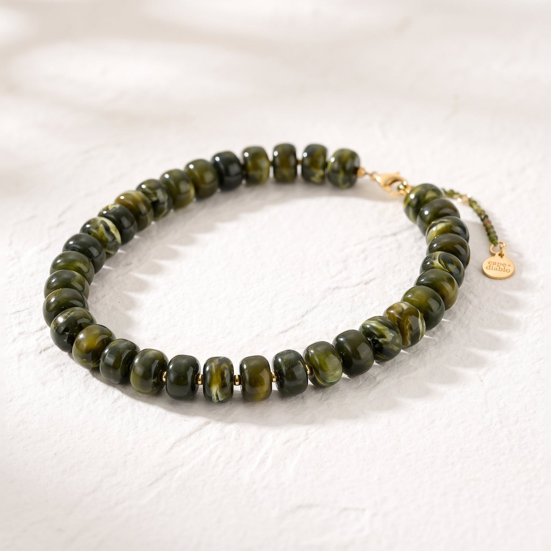 Chunky Forest Glow Green-ketting
