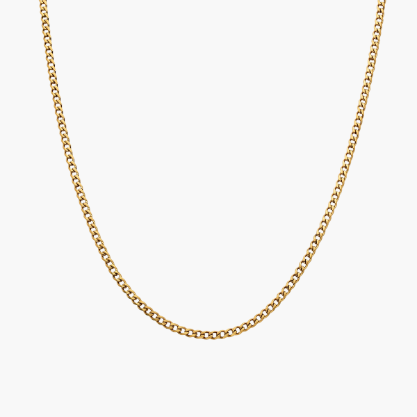 Cubaanse ketting (goud) 4mm