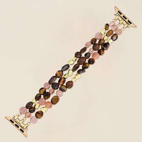 Golden Glowcore Stretch Apple Watch Bandje