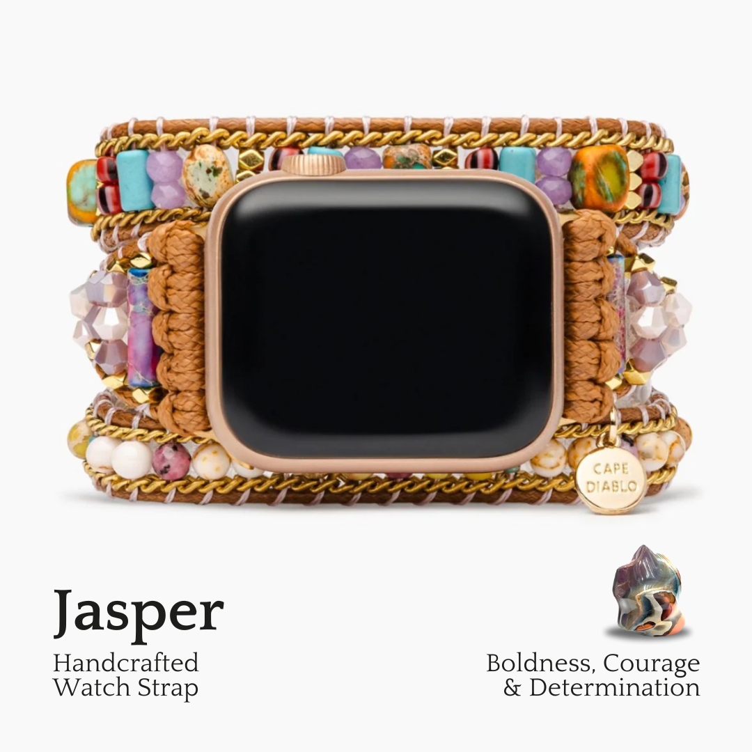 Etnisch Jasper Apple Watch-bandje