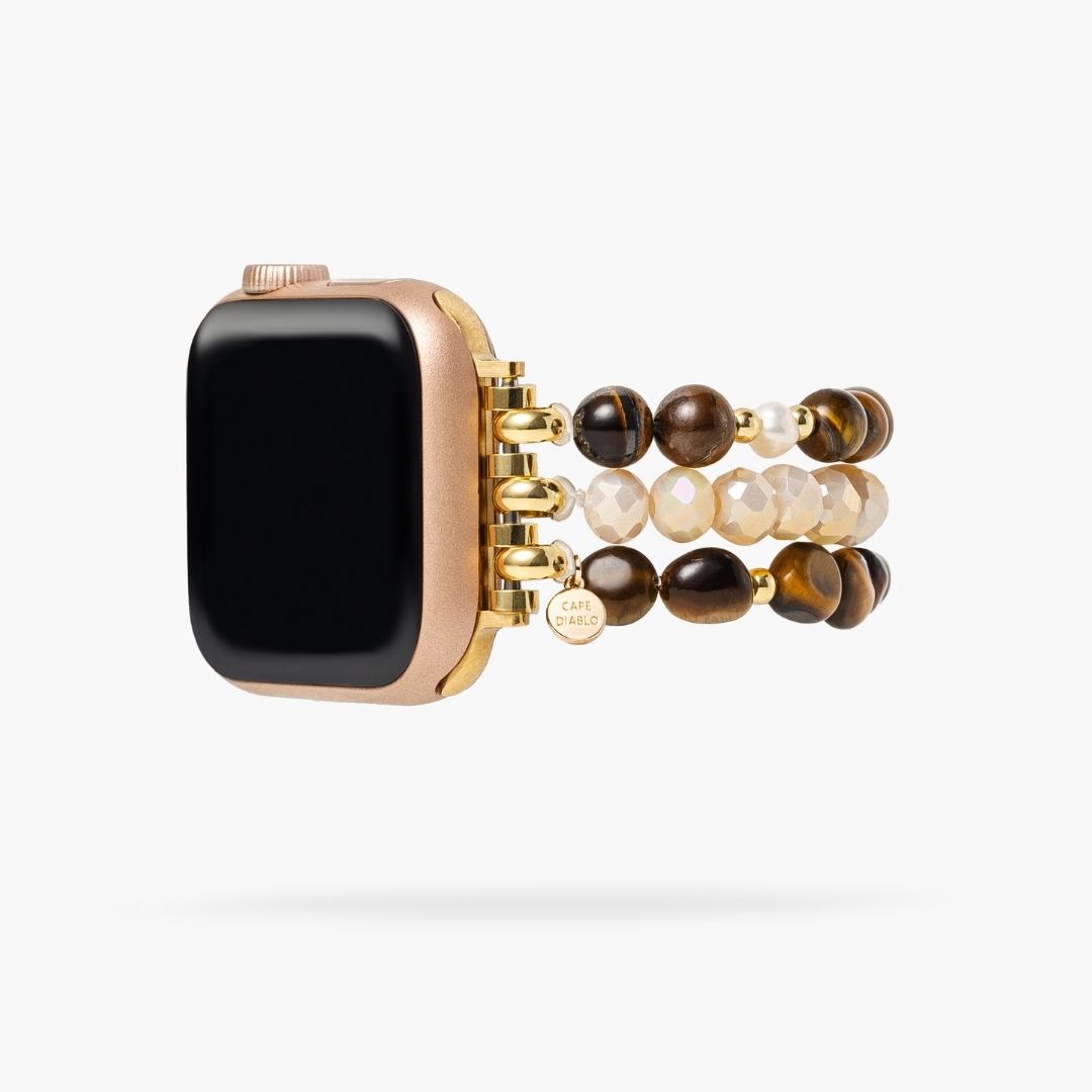 Tiger's Eye Radiance Apple Watch -bandje