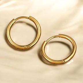 Gleam Gouden Hoepel Oorbellen