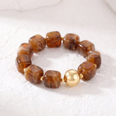 Goudkleurige Terra-chunky armband