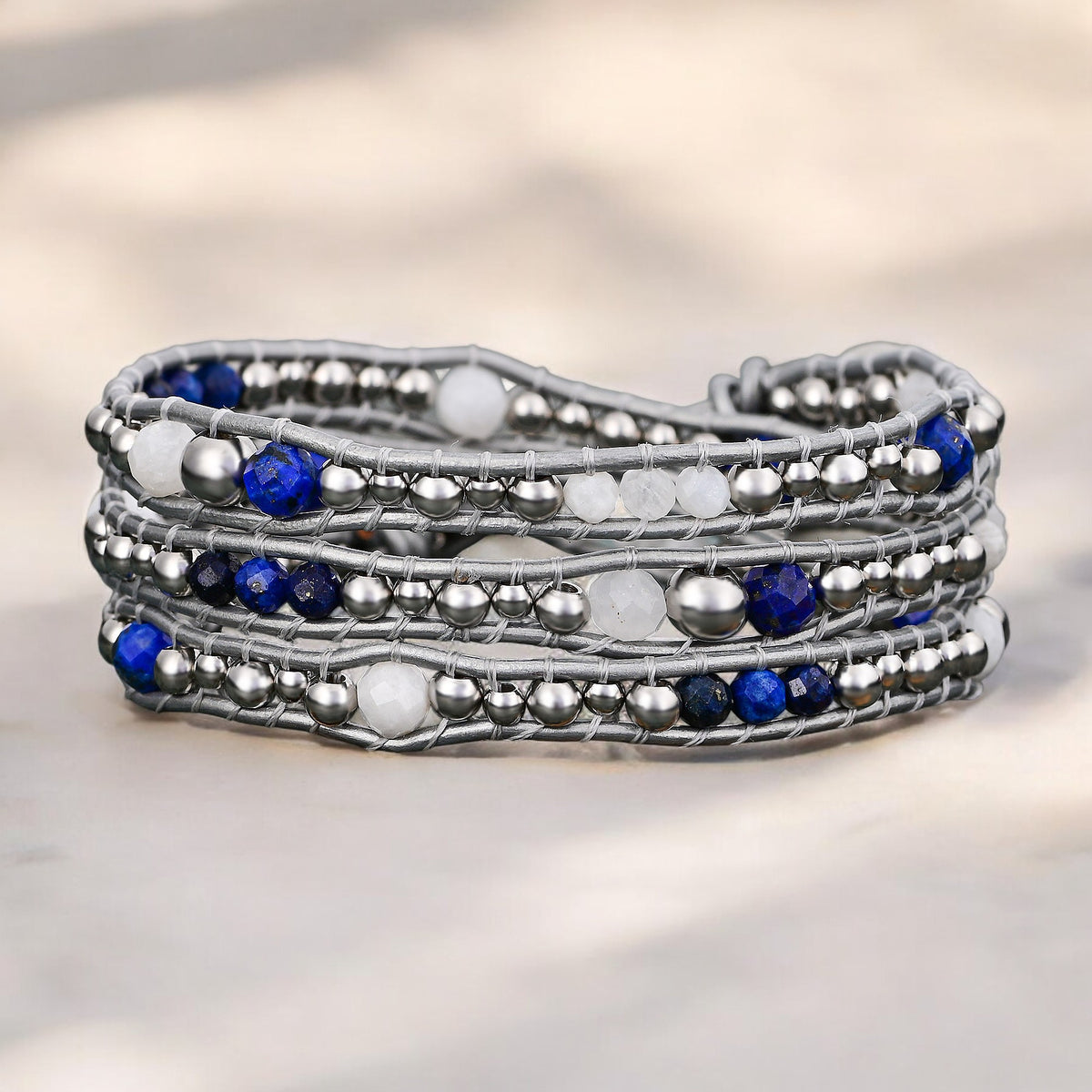 Celestial Lapis Beschermende Wikkelarmband