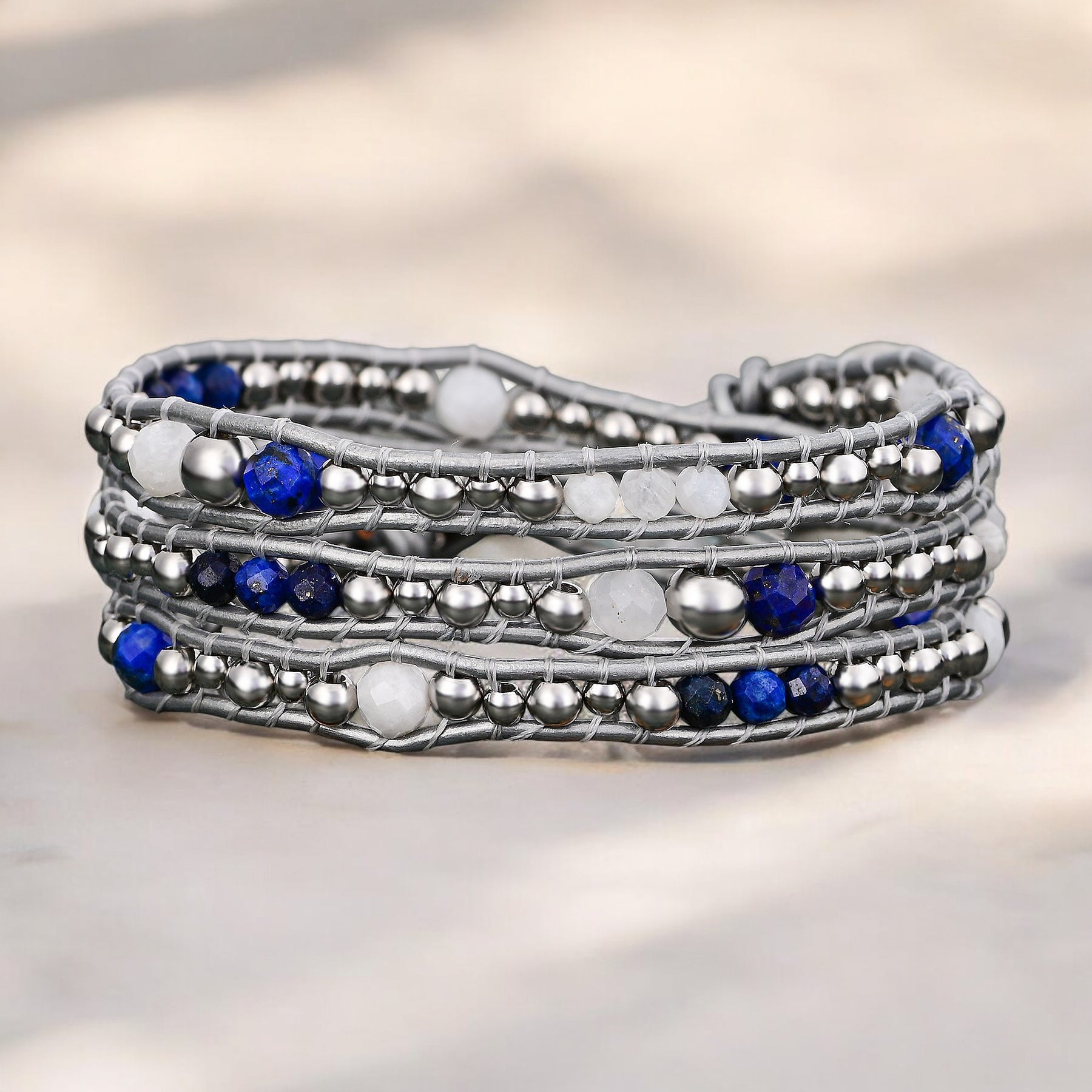 Celestial Lapis Beschermende Wikkelarmband