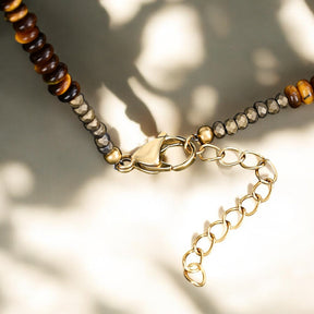 Heren Kobalt Aarde Ketting
