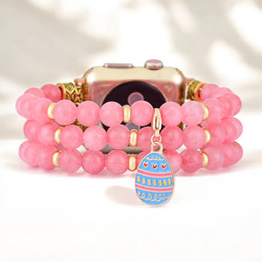 Cherry Blossom Stretch Apple Watch-band