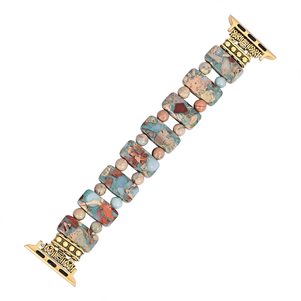 Zen Tibetaanse Stretch Apple Watch Bandje