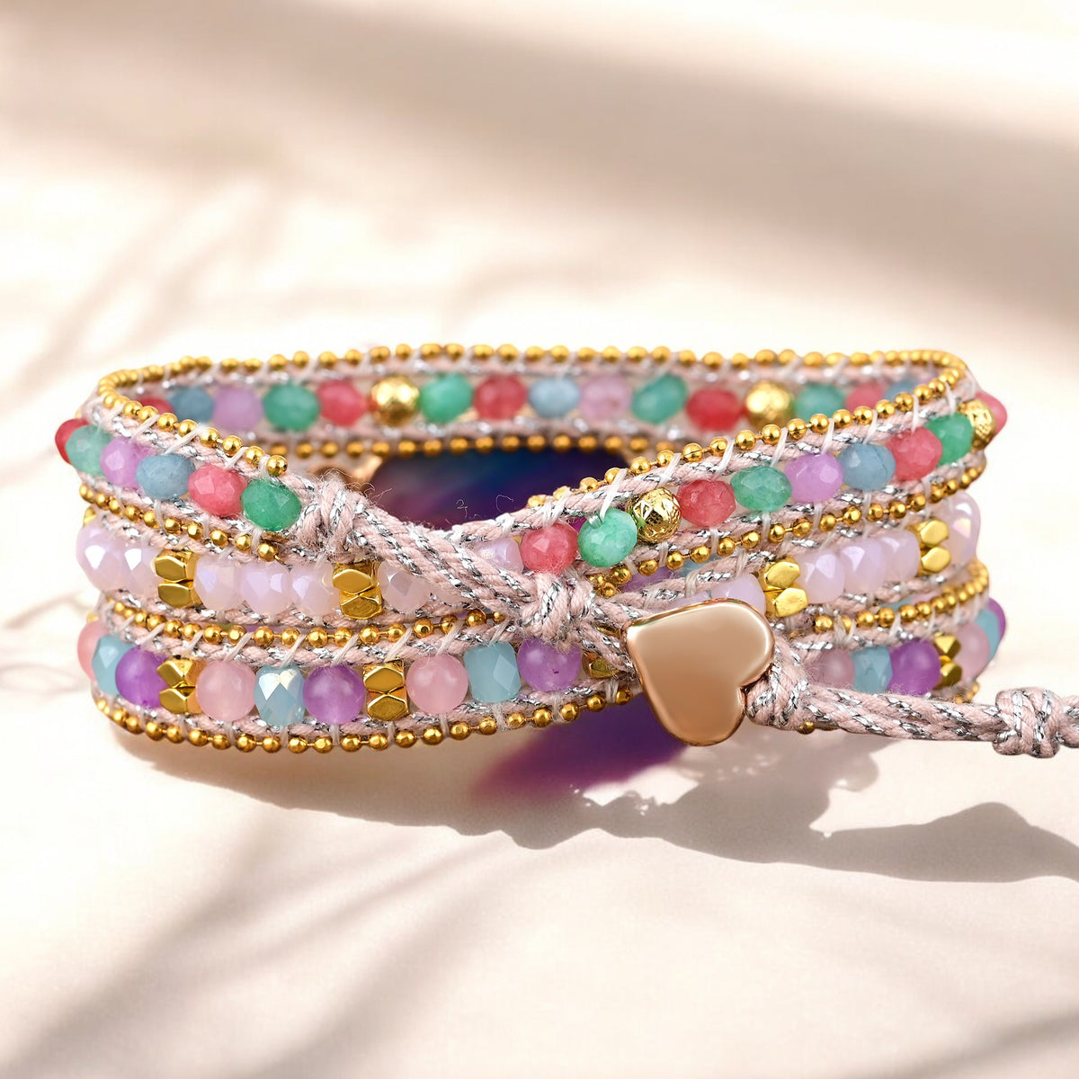 Paas elegantie wikkelarmband