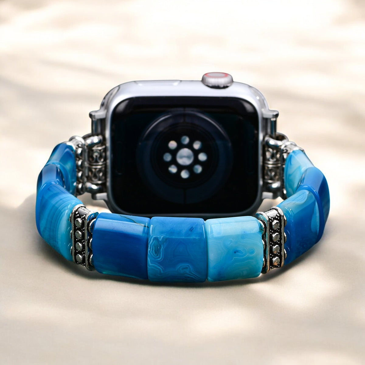 Serene Abyss Agate Stretch Apple Watch Band