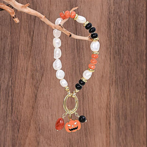 Kerst Gloed Parel Armband