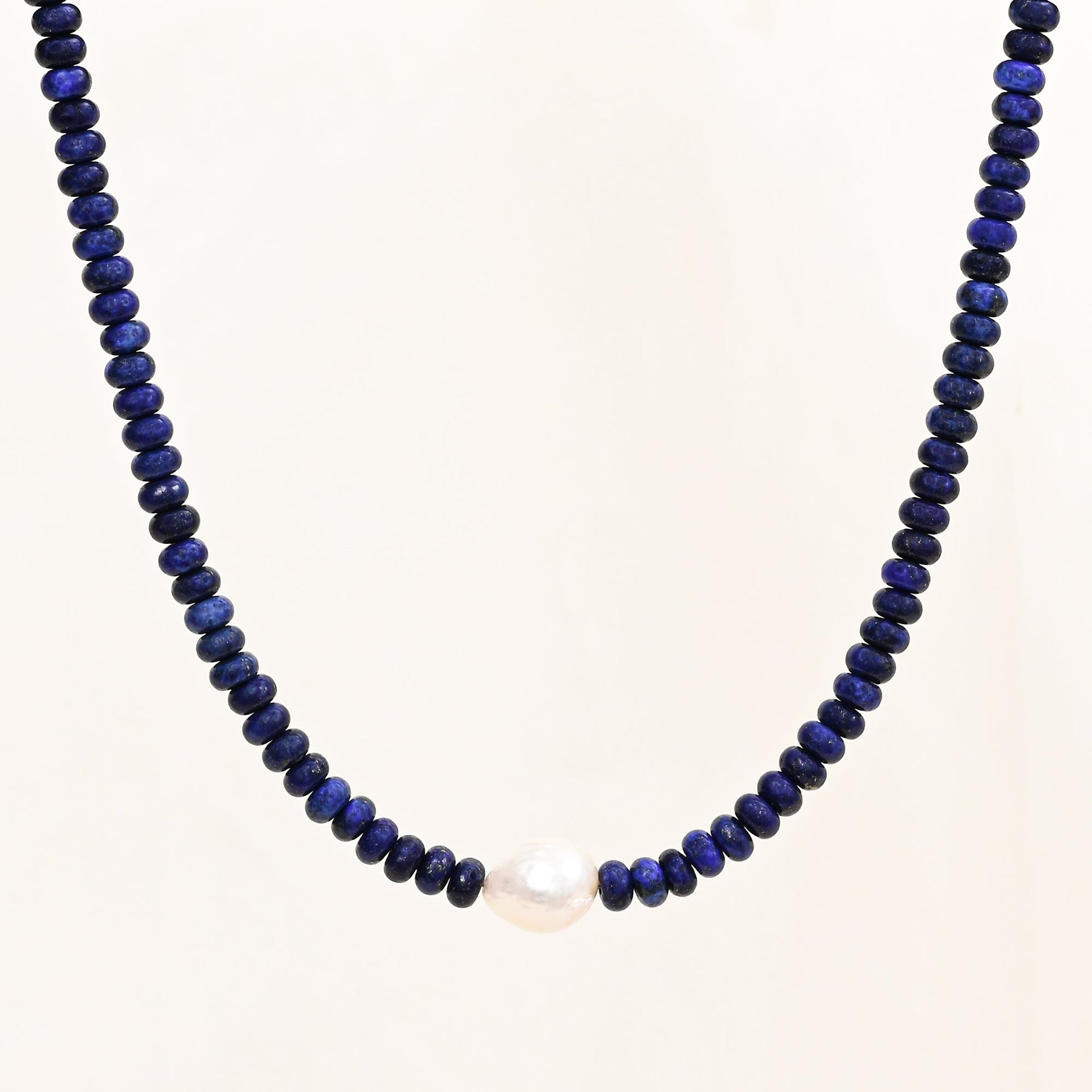 Midnight Lapis Parelketting