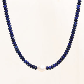 Midnight Lapis Parelketting