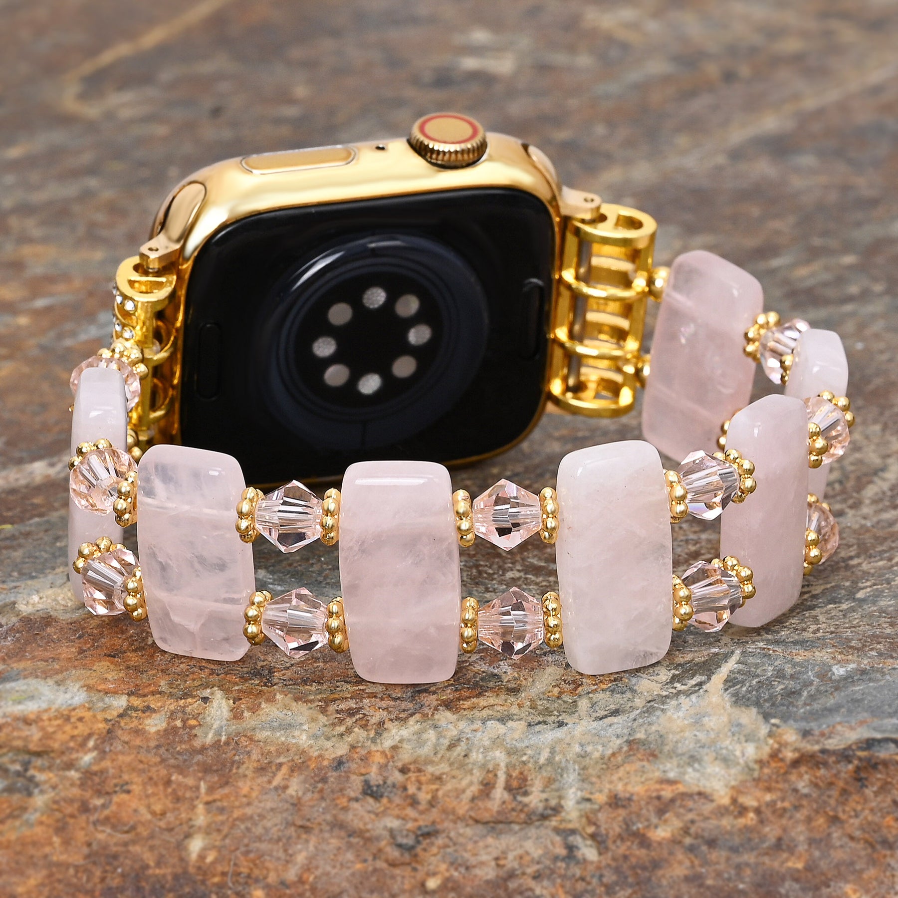 Rozenharmonie Stretch Apple Watch Bandje