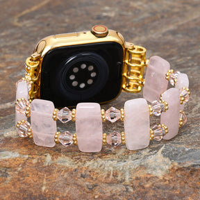 Rozenharmonie Stretch Apple Watch Bandje