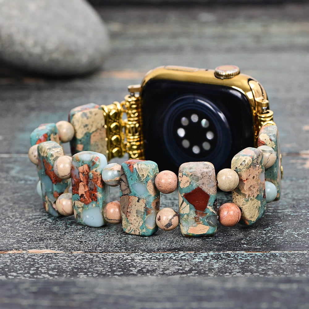 Zen Tibetaanse Stretch Apple Watch Bandje