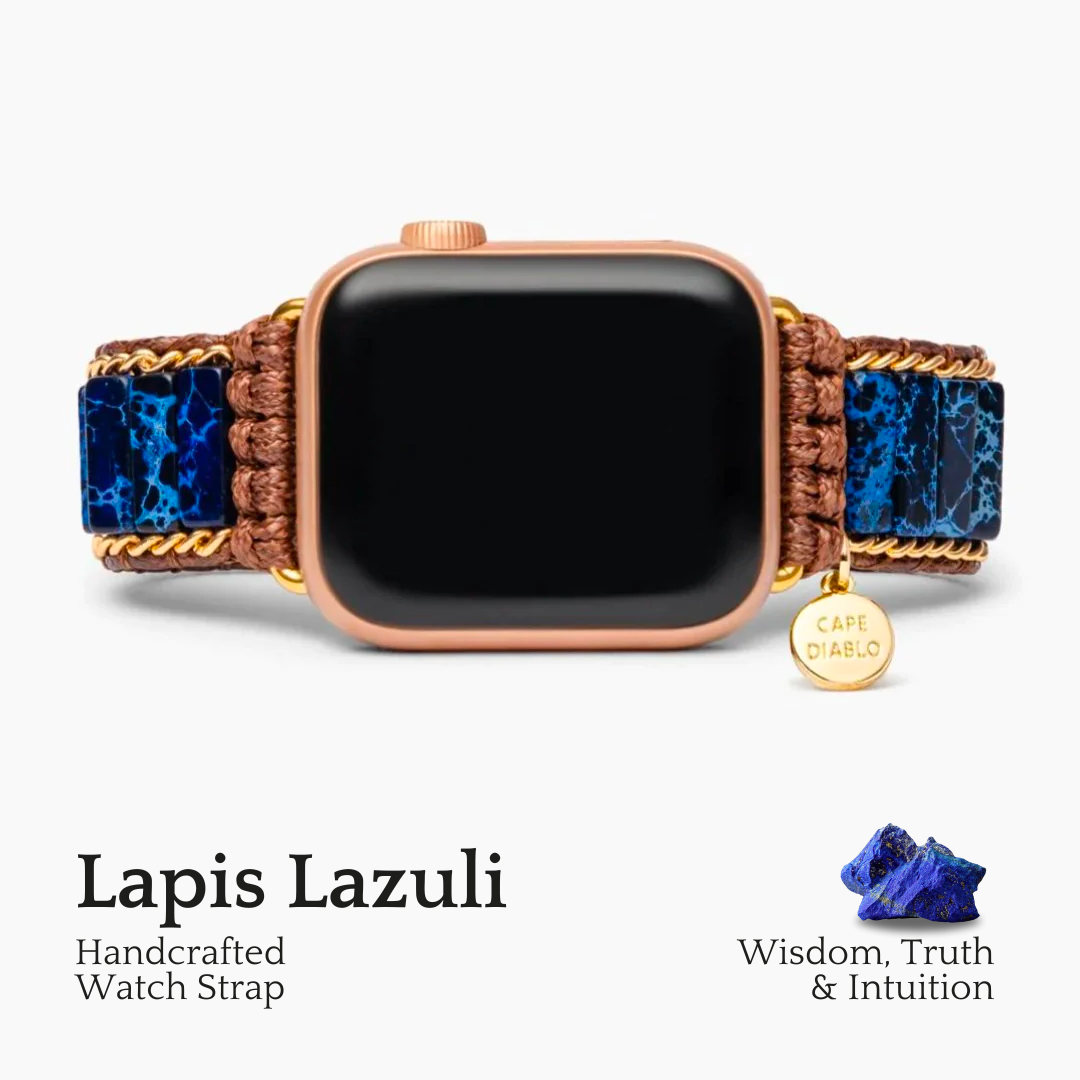 Azure Jasper Apple Watch-bandje