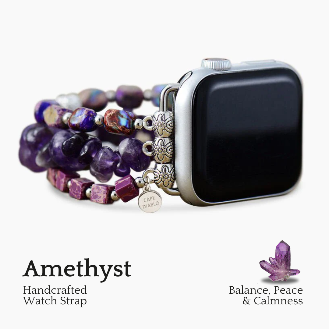 Royal Amethyst Stretch Apple Watch-bandje