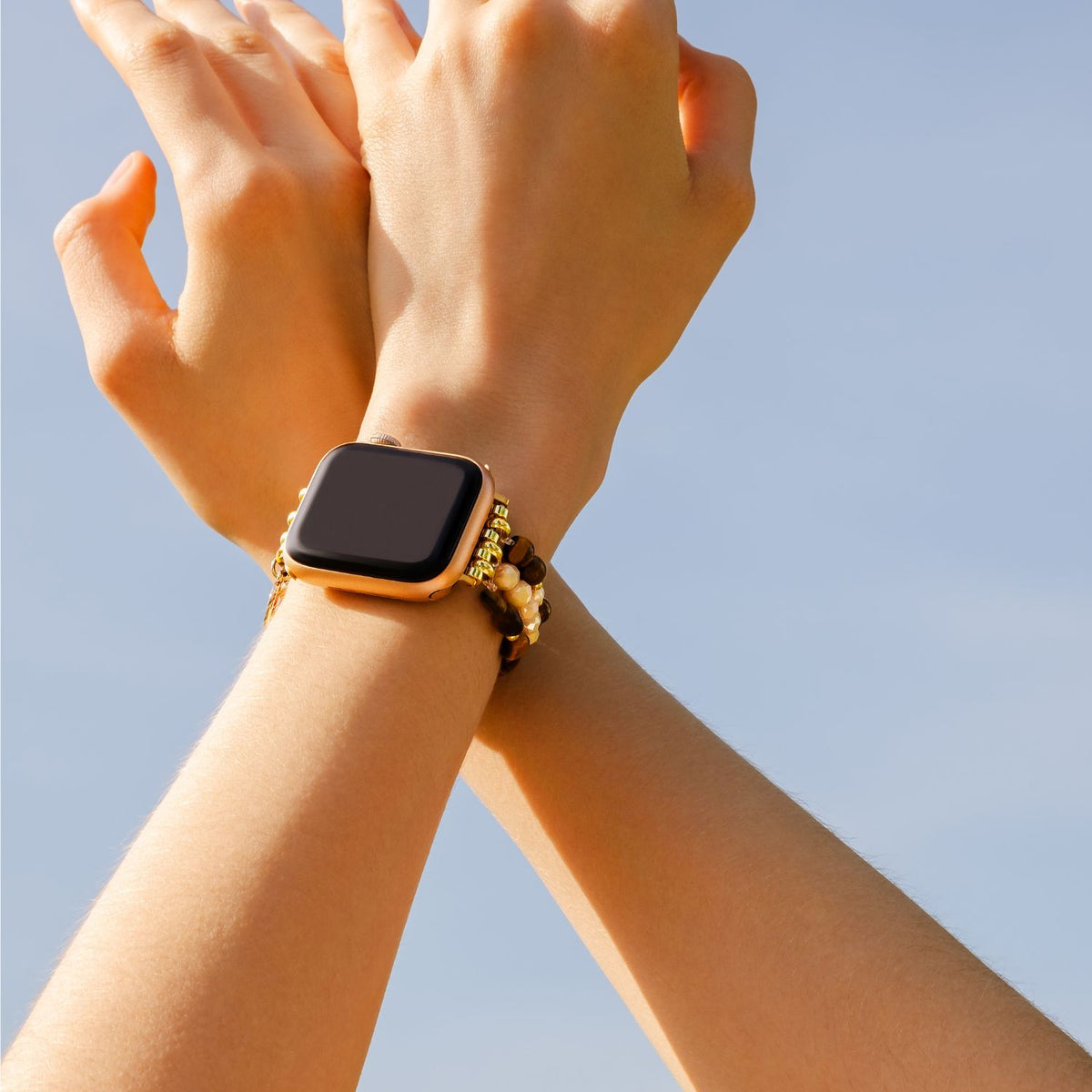 Tiger's Eye Radiance Apple Watch -bandje