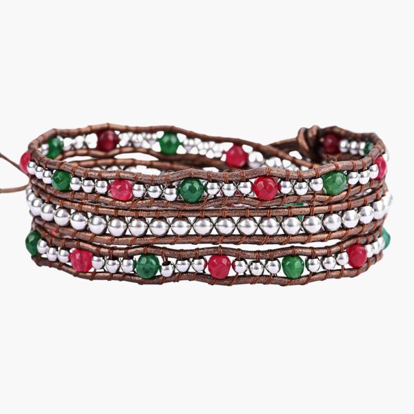 Winter Wonderland Kerst Wikkelarmband