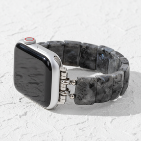 Middernacht Balans Steen Rekbare Apple Watch Band