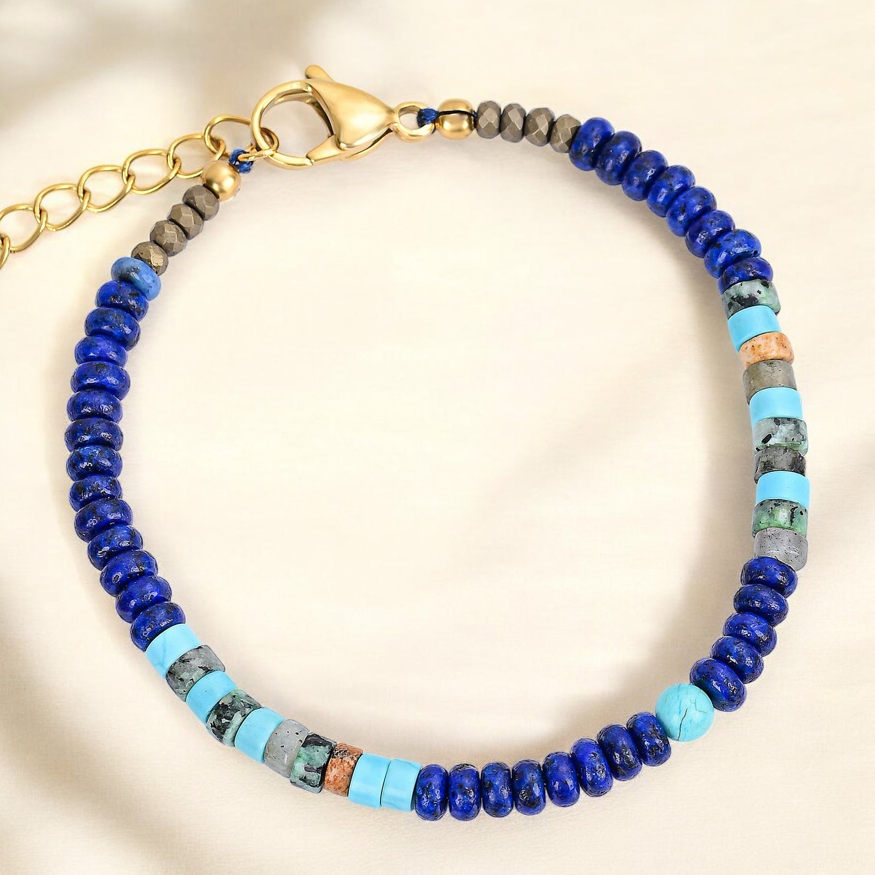 Heren Deep Blue Horizon Armband