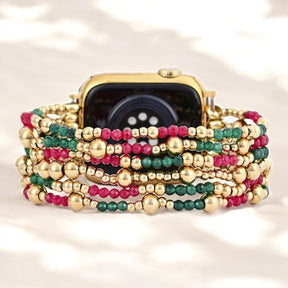 Kerstgloed Stretch Apple Watch Band