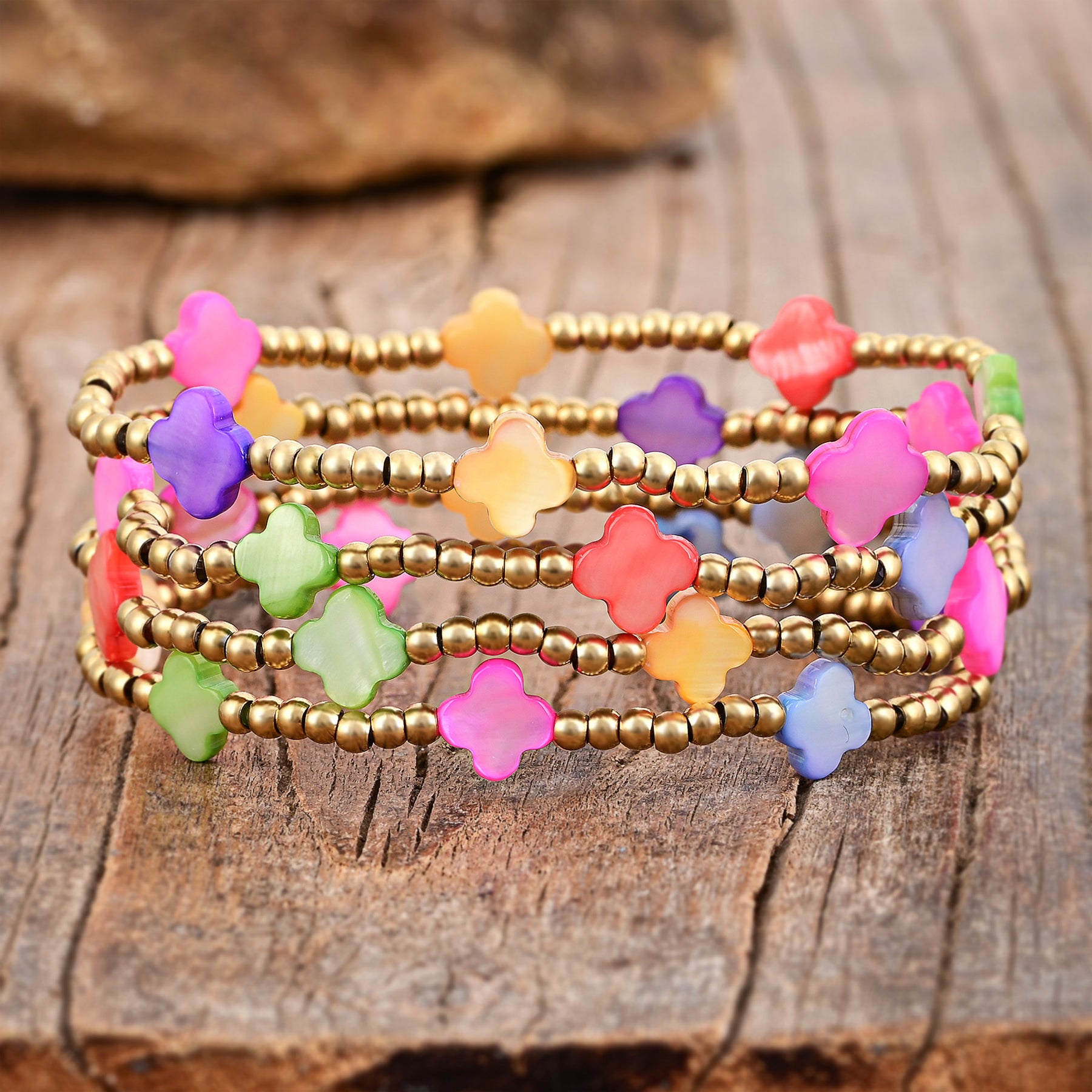 Amazoniet liefde bescherming armband