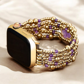 Imperial Amethyst Beschermende Stretch Apple Watch Band