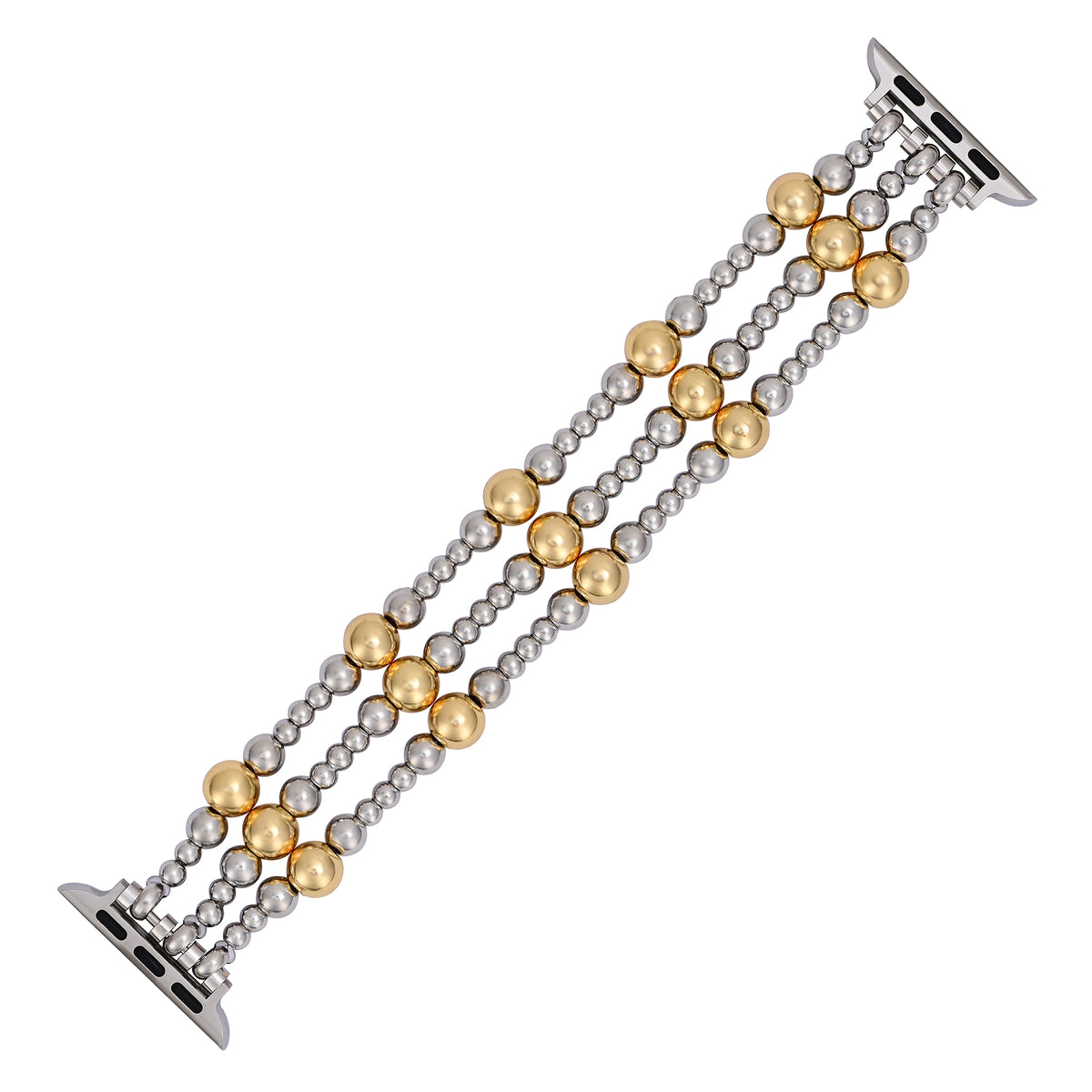 Zilveren Ember Stretch Apple Watch-band