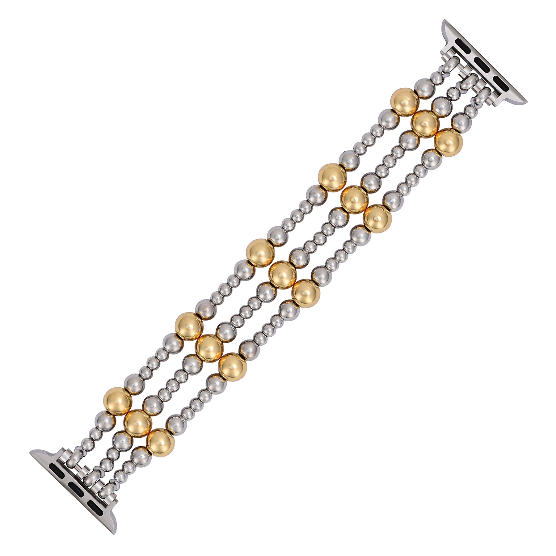 Zilveren Ember Stretch Apple Watch-band