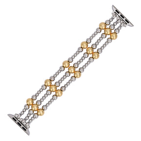 Zilveren Ember Stretch Apple Watch-band