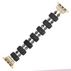 Obsidian Muse Stretch Apple Watch Bandje