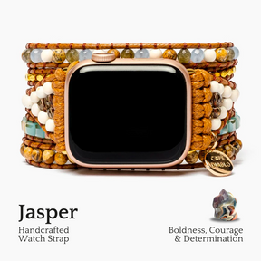 Blue Earth Jasper Apple Watch-bandje