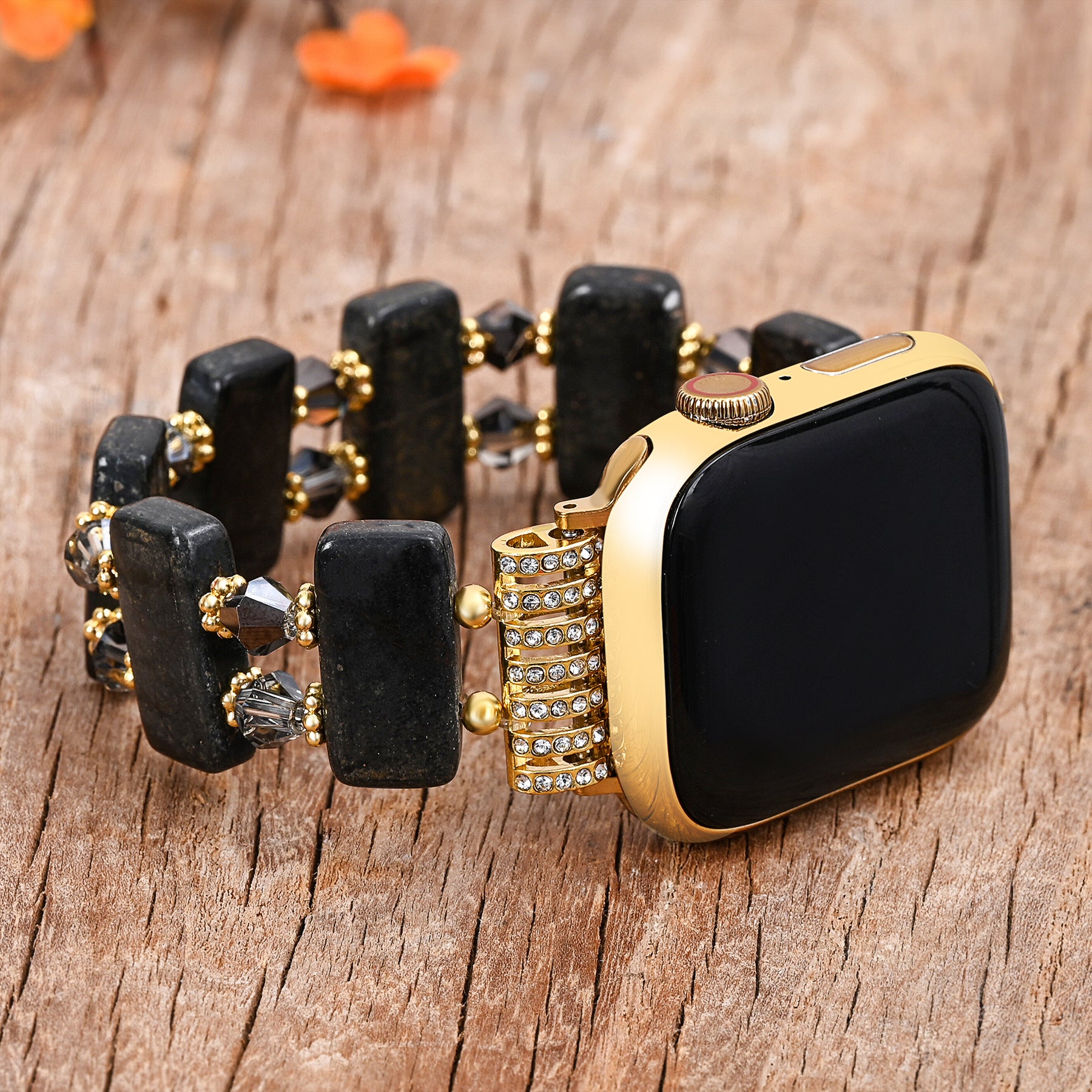 Obsidian Muse Stretch Apple Watch Bandje