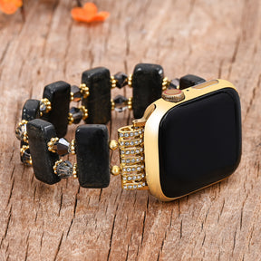Obsidian Muse Stretch Apple Watch Bandje