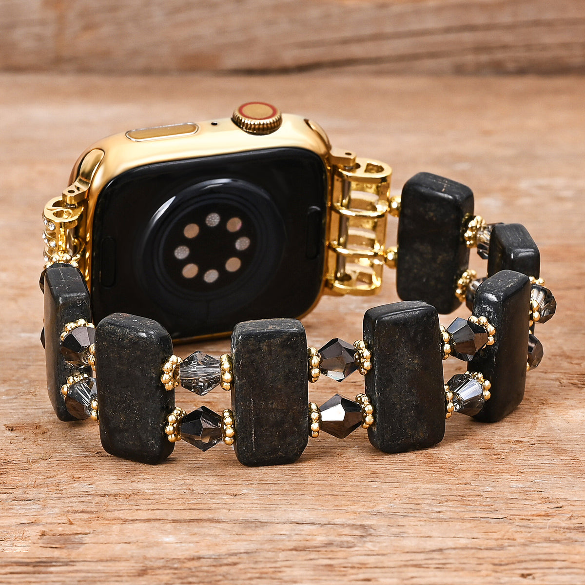 Obsidian Muse Stretch Apple Watch Bandje