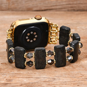 Obsidian Muse Stretch Apple Watch Bandje