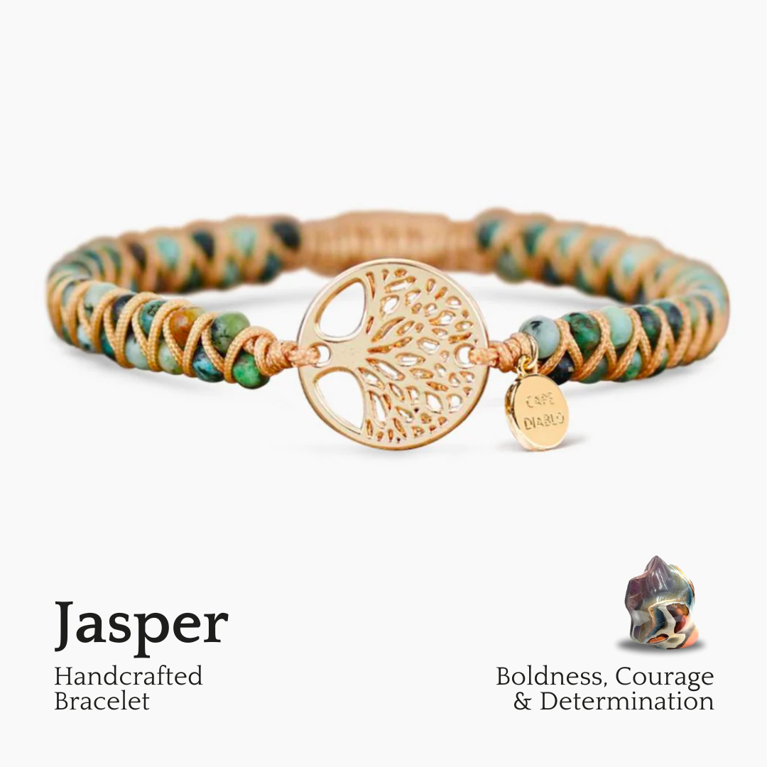 Tree of Life Afrikaanse Jaspis Armband