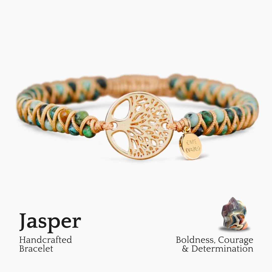 Levensboom Afrikaanse Jaspis Armband