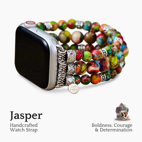 Vineyard Jasper stretch Apple Watch-bandje