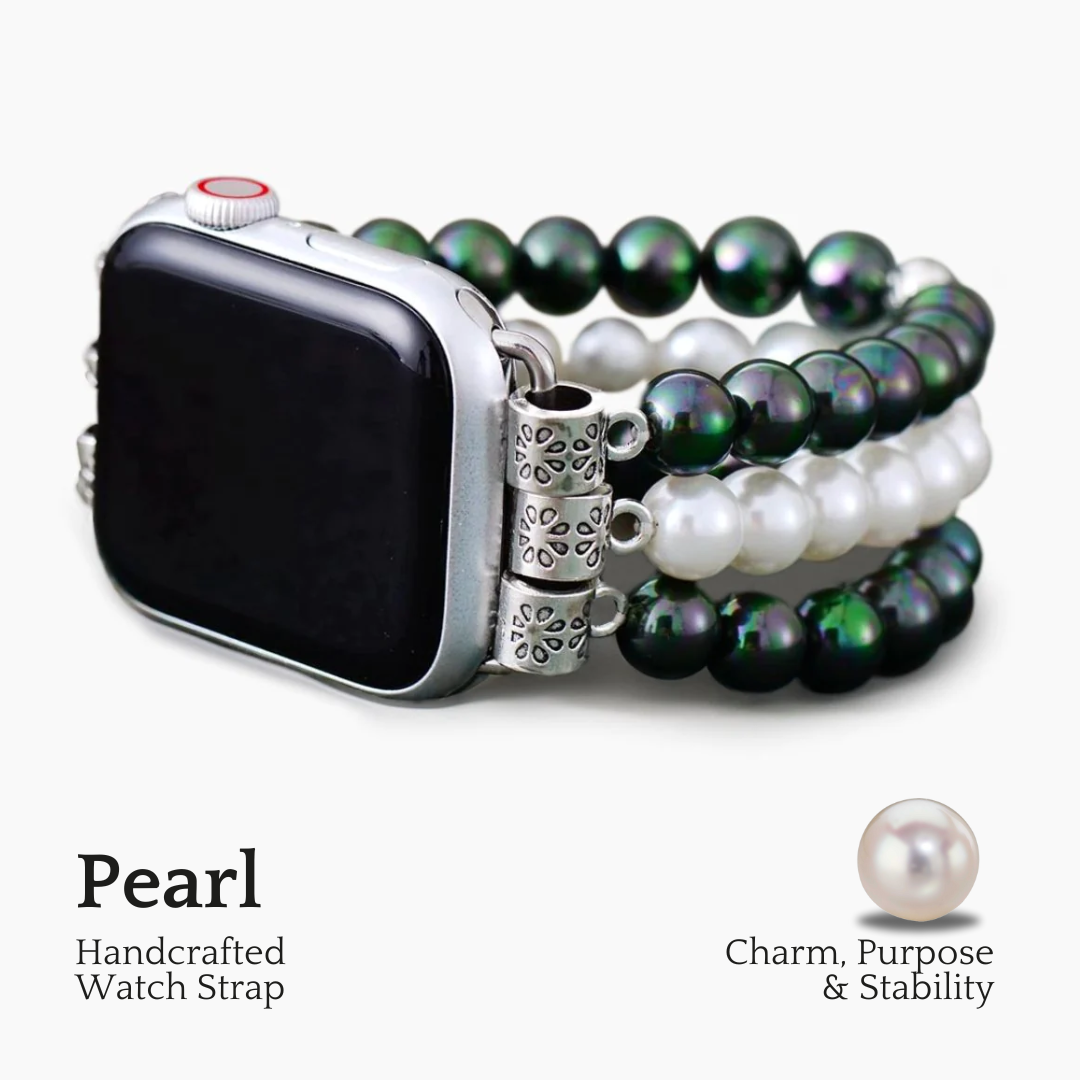 Galaxy Pearl Stretch Apple Watch -bandje