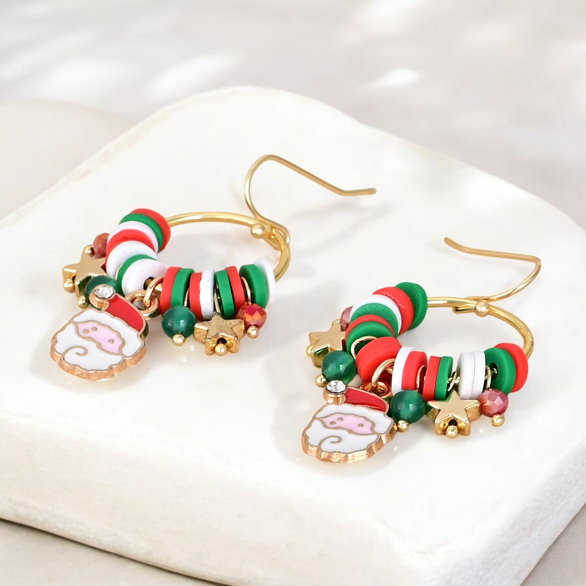 Kerstmans Sterrenbaan Hanger Oorbellen