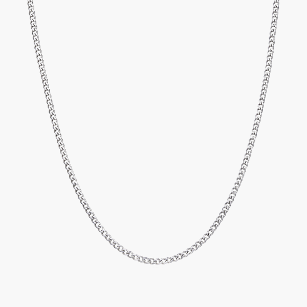 Cubaans Keten (Zilver) 4mm