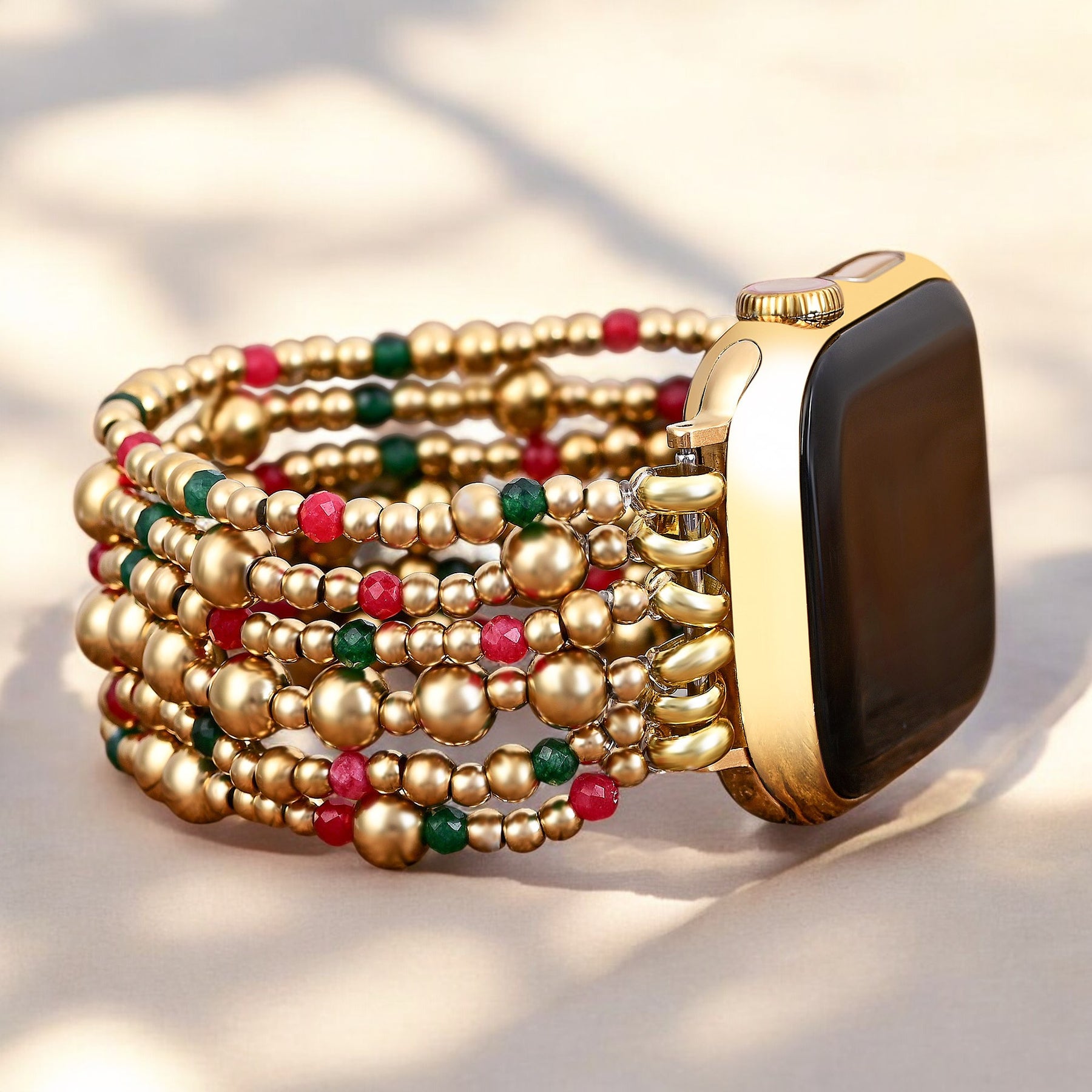 Kerst Gouden Magische Apple Watch Band