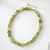 Chunky groene kralenketting