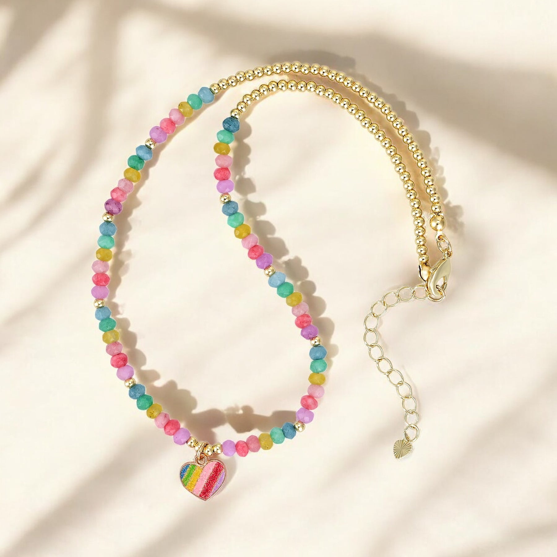 Pastel Hart Ketting