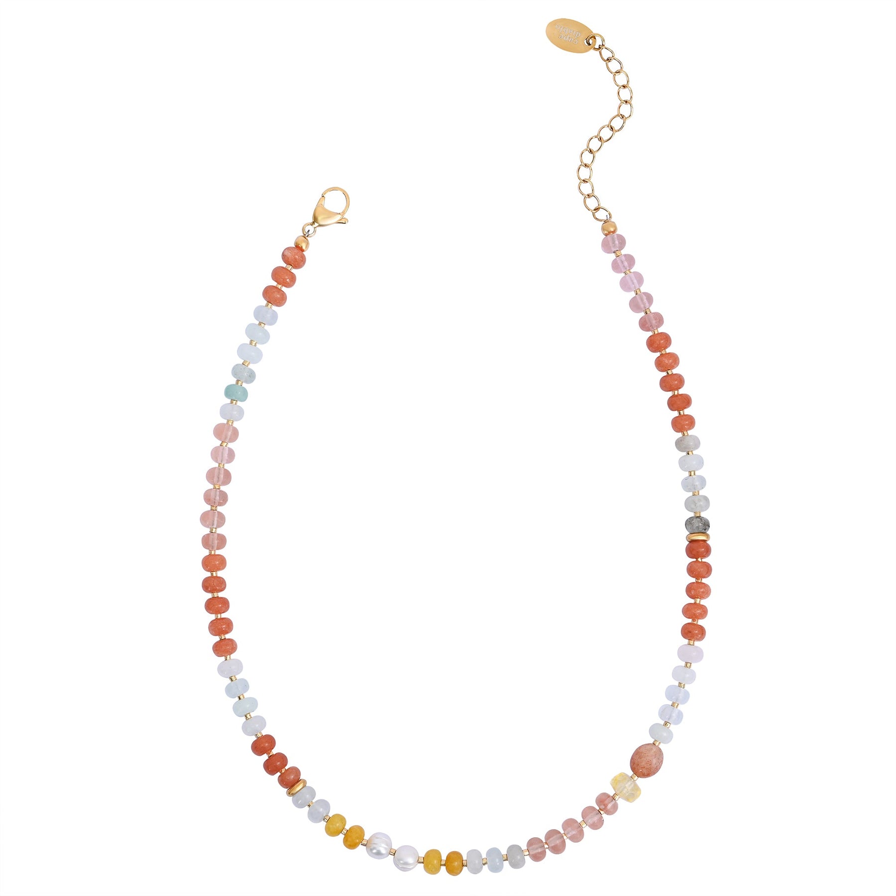 Gouden Ember Ketting