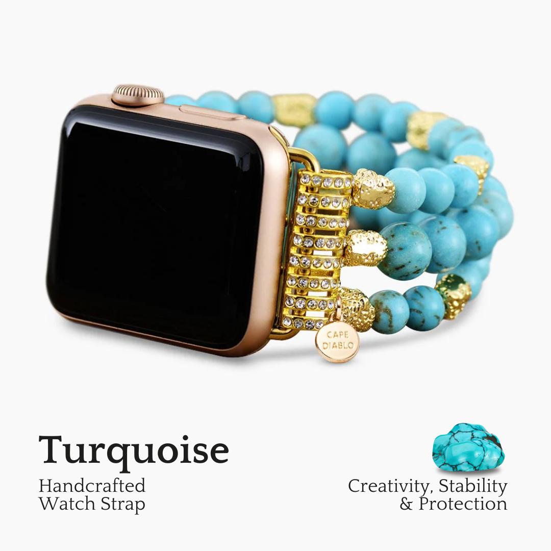 Turkoois Dream Stretch Apple Watch -bandje