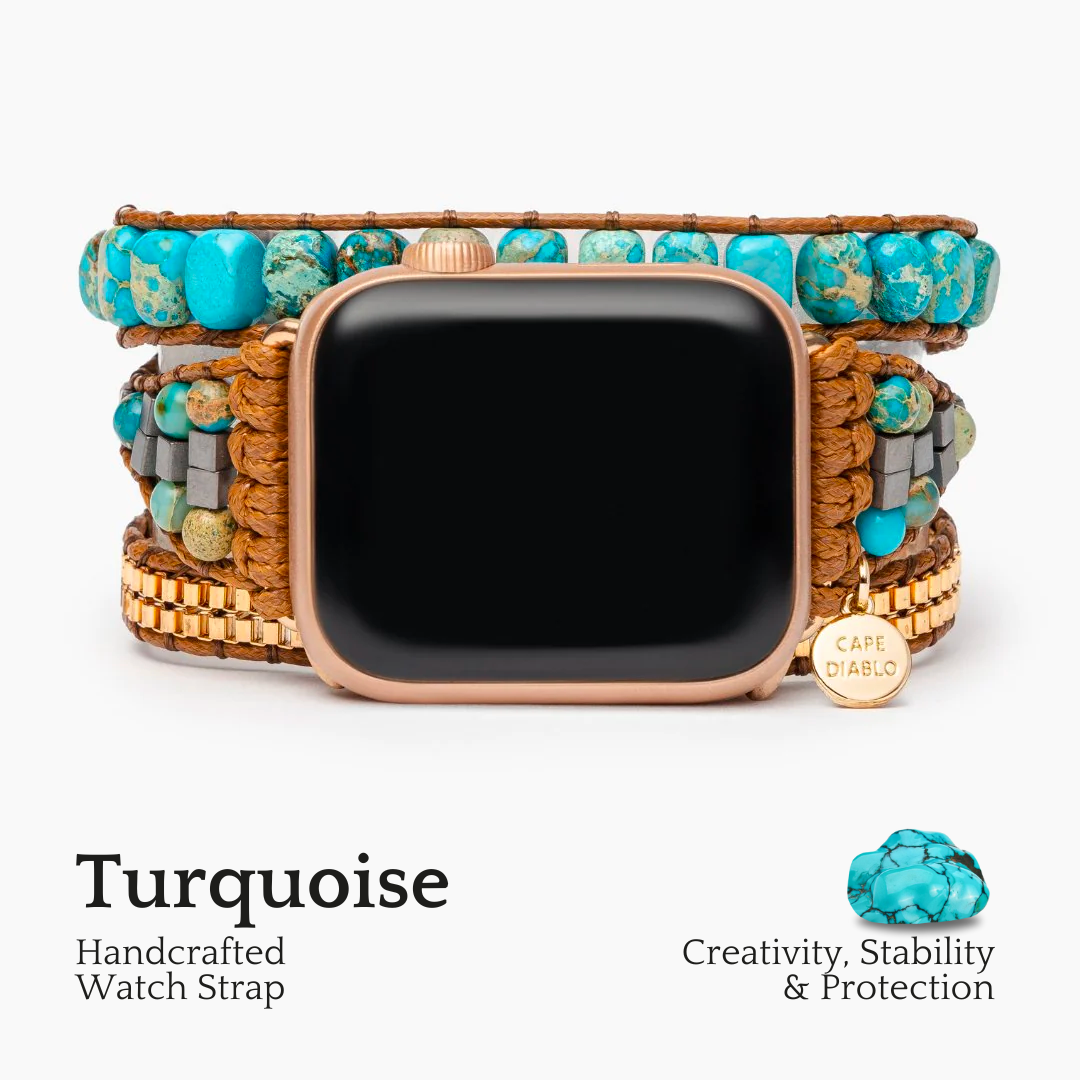 Bonny turquoise Apple Watch -bandje